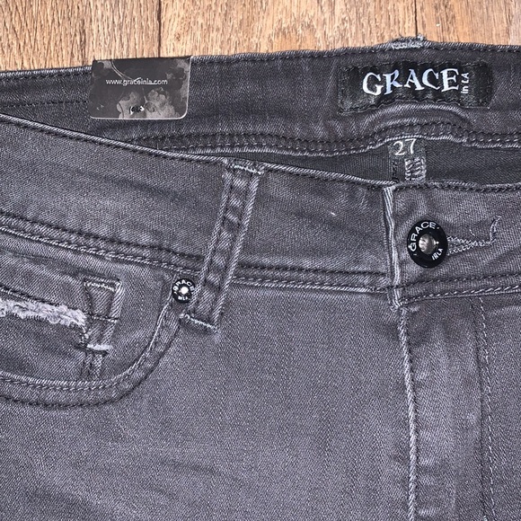 Grace in LA Womens Size 27 Skinny Easy Fit Stretchy Denim Jean NWT - Picture 9 of 16